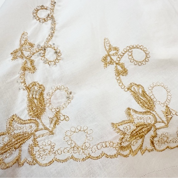 Vintage 90s Rene Margo Embroidered Beaded Skirt Size Small - Picture 8 of 11